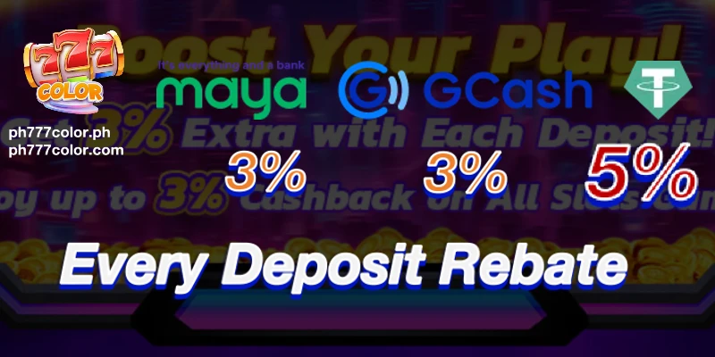 777color’s Exciting Deposit Rebate Program: Claim Your Bonus Today!