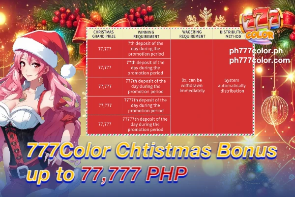 Join 777color’s Christmas Carnival This Holiday Bonus and Win Big!