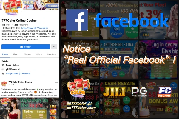 Remember 777COLOR Official Facebook, and Watch Out Fake One! Be on Guard!