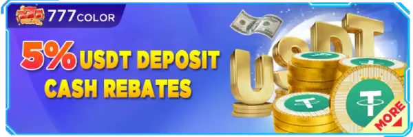 deposit by usdt get 5% bonus rebate